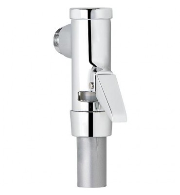 robinet de rinçage à pression pour WC à levier - DN20 (3/4") - chromé déclenchement mécanique