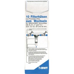 Tissu de filtre de rechange 3/4" - 11/4" pour filtre protecteur/universel emballage 10 pcs