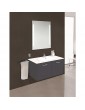 Kit meuble salle de bain ENI série MAA, anthracite mat largeur 900mm *BG*